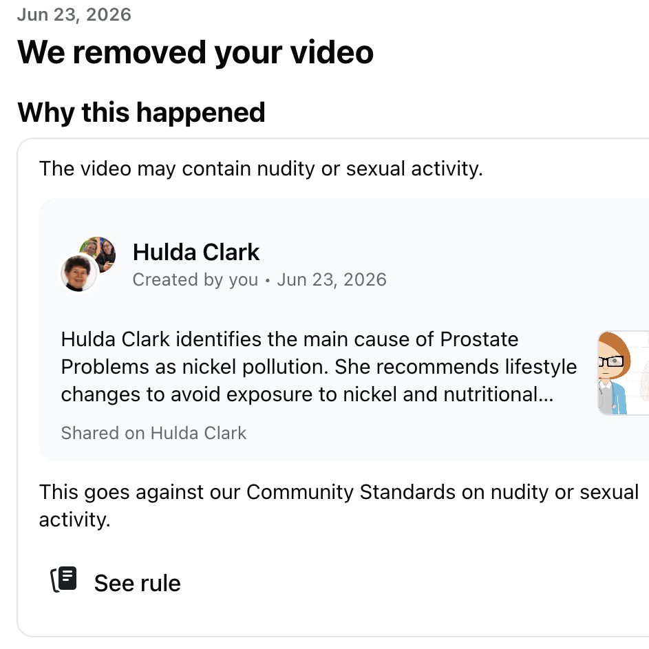 Is Hulda Clark dangerous misinformation?